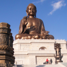 Buddhism Theme antique large bronze sitting buddha statue for sale